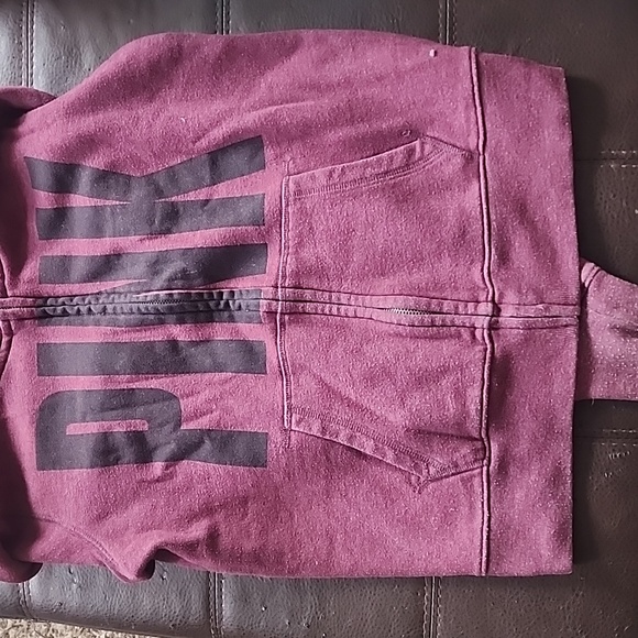 Victoria Secrets pink sweat shirt - Picture 2 of 2